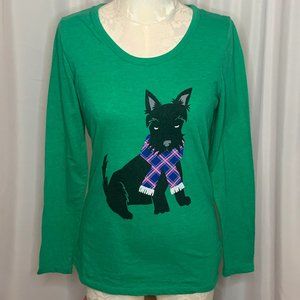 OLD NAVY Women's Sz Medium Green Long Sleeve Shirt